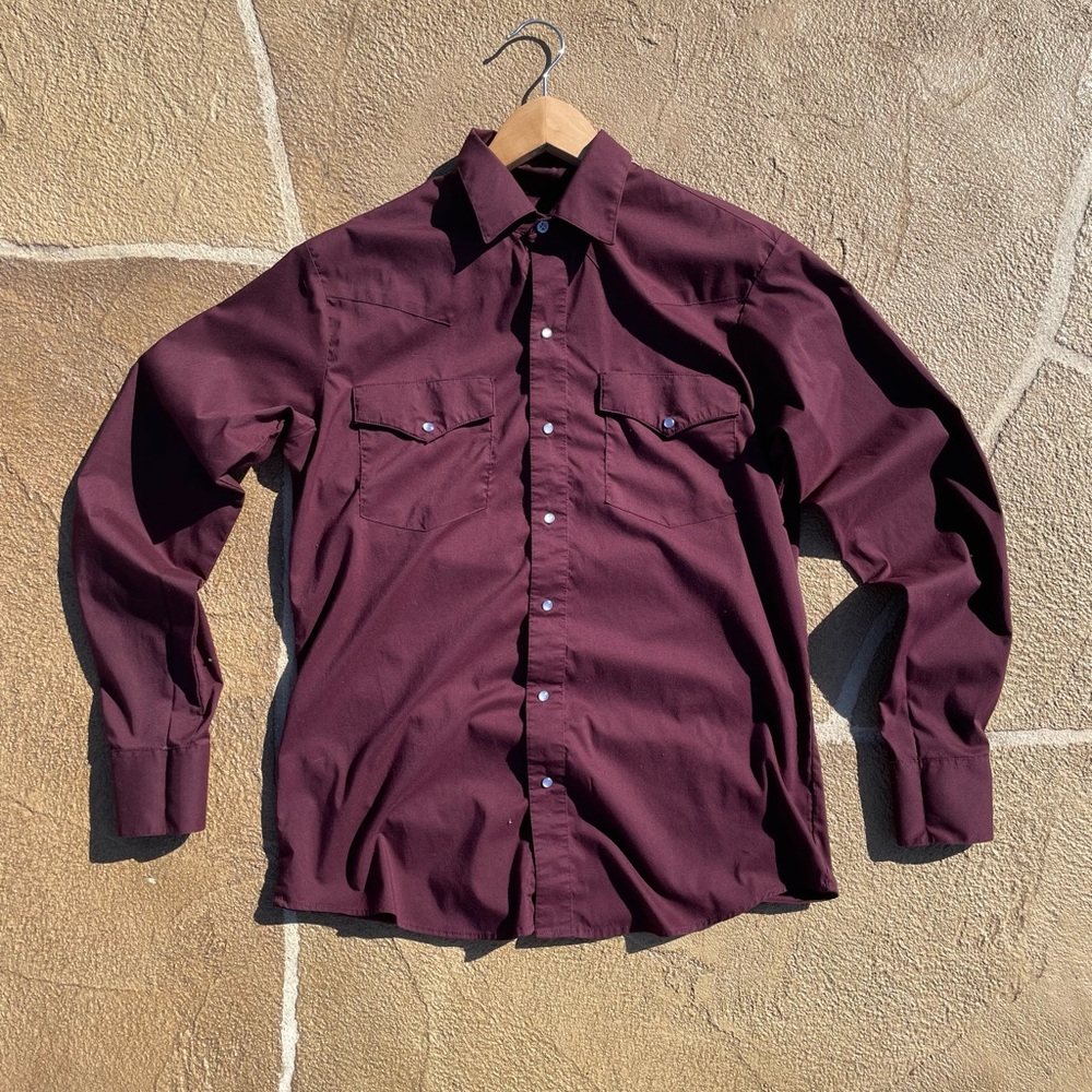 Hannover Western Button-Up Shirt Red Size 36
